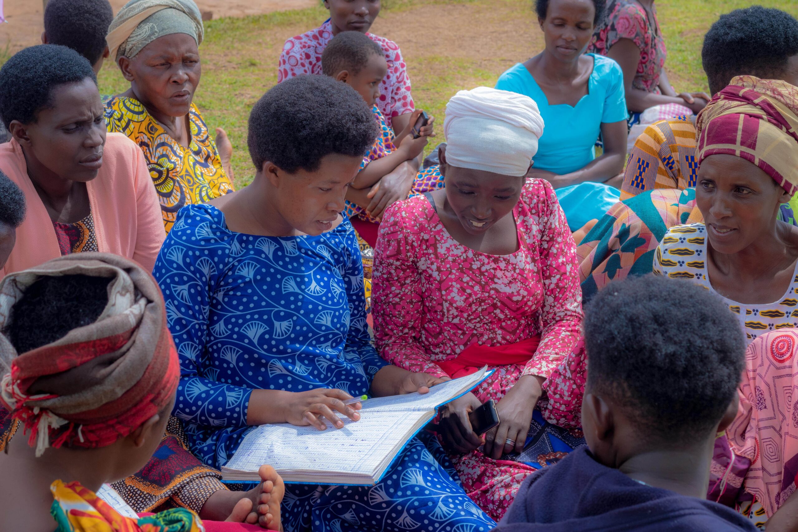 Women and girls supported by Dorcas Consolation Family